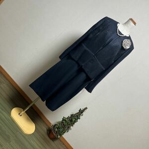 3-67 new goods formal suit ceremony setup no color lame tweed jacket + long height One-piece navy blue navy 17 number LL graduation ceremony go in . type 