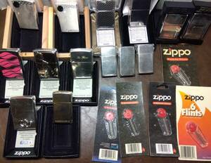ZIPPO コレクション整理 まとめて １４個+おまけ スターリングシルバー／デッドストック＜未使用＞／ビンテージ／使用品＜は全て整備済み＞