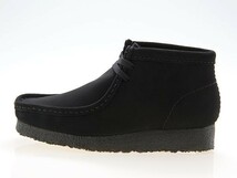 新品/CLARKS/クラークス/WMNS WALLABEE BOOT/ウィメンズ ワラビーブーツ/レディース用/BLACK SUEDE/ブラック スエード/黒/26155521/22.0cm_画像2