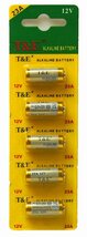 【vaps_2】T&E 12V/23A アルカリ乾電池 5個 送込_画像2