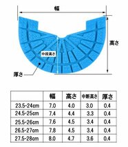 【vaps_5】ヒールプロテクター 左右セット 《クリア》 27.5-28cm(45-46) ソール ヒールガード 靴底 かかと 補修 保護 補強 送込_画像3