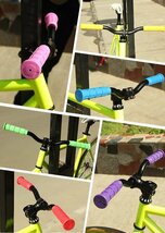 【vaps_3】自転車用 グリップカバー 《レッド》 左右セット 滑り止め ハンドルバー マウンテンバイク クロスバイク ロードバイク 送込_画像2