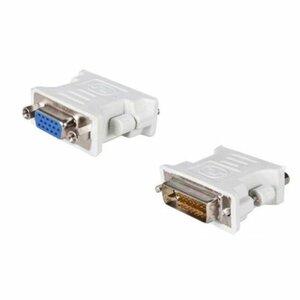 【VAPS_1】DVI - VGA 変換アダプタ DVI-D 24 + 1(オス) - VGA(メス) 15pin 変換アダプター コネクタ 送込