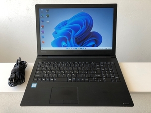 東芝 dynabook B65/A Core i5 6200U/メモリ 8GB/SSD 256GB/モニター 15.6型HD(1366x768)/DVD/Win11/office 【27GC9】送料無料