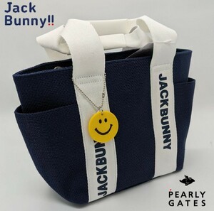 ☆新品正規品PEARLYGATES/ジャックバニー リネンカートバッグ 男女兼用 JBロゴが超オシャレなカートバッグ！