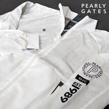 ★新品正規品 PEARLYGATES/パーリーゲイツ タフレックスブルゾン〈BIGチェックプリント〉 size5(L)　春にピッタリなブルゾン_画像1