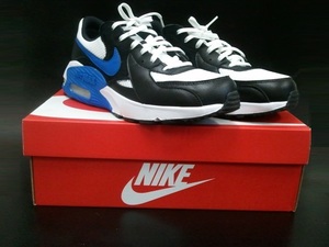 ☆r☆【NIKE(ナイキ)】エア マックス エクシー AIR MAX EXCEE ホワイト/ブラック/ブルー FQ8738-010 スニーカー シューズ/25.5㎝☆