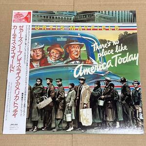 カーティス・メイフィールド/CURTIS MAYFIELD/THERE'S NO PLACE LIKE AMERICA TODAY/アナログLPレコード/日本盤リイシュー