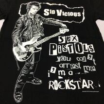 SR13A2. バンドTシャツ Mサイズ　Sid Vicious ① シドヴィシャス　Sex Pistols セックスピストルズ_画像2