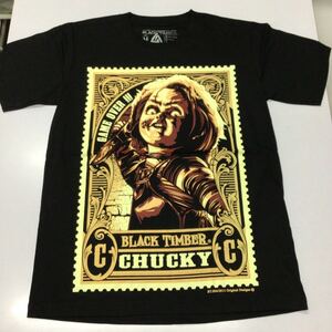 SR13A3. デザインTシャツ Mサイズ　Child’s Play Chucky ① チャイルドプレイ　チャッキー　半袖Tシャツ