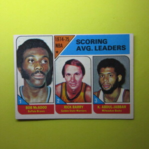 NBA 1975-76 Topps #1 NBA Scoring Average Leadersの画像1