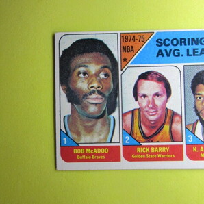 NBA 1975-76 Topps #1 NBA Scoring Average Leadersの画像4