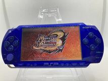 PSP1000ブルー　メモリースティック付き　SONY ソニー プレイステーションポータブル _画像2