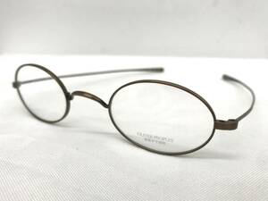 3A-208 新品 未使用 メガネフレーム OLIVER PEOPLES 日本製 TITANIUM 41□22-135 フルリム 小振り 女性 レディース 男性 メンズ シンプル