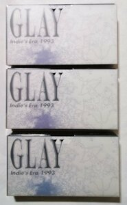 Неокрытый [VHS] набор из 3 Glay "Era's Era 1993 Vol.1, Vol.2, vol.3"