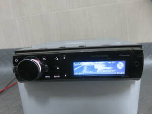 綺麗/完動品保証付/W4028/カロッツェリア 高性能1DIN CDユニット DEH-970 Bluetooth/CD USB スマホ対応/ipod/SD ハンズフリー通話/配線付き