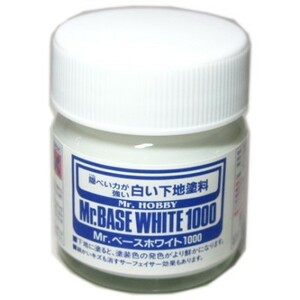 Mr. ベースホワイト 1000 “白い下地塗料” GSIクレオス　即♪≫