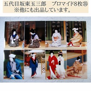 ※安値出発　坂東玉三郎　ブロマイド8枚 No35　生写真　舞台写真/24b015