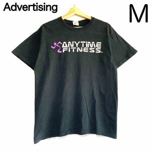 輸入古着 企業ロゴ Tシャツ アドバタイジング Anytime Fitness エニタイムフィットネス ジム