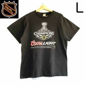 輸入古着 2011年 ヴィンテージ NHL Tシャツ アイスホッケー スタンレーカップ ボストン・ブルーインズ