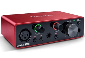 ◆ Focusrite Scarlett solo 3rd Gen フォーカスライト オーディオインターフェース 新品 送料無料