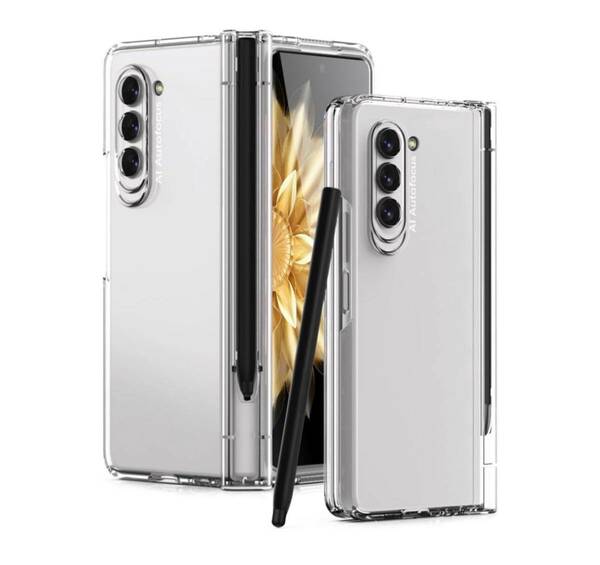 y021612m Samsung Galaxy Z Fold5 用ケース - 耐衝撃性、内蔵スクリーン保護フィルム、ヒンジ保護、内蔵ペン