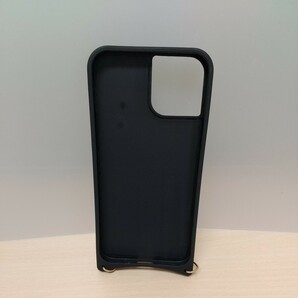 y020911fm iPhone 12 ケース 手帳型 背面収納 リング付き スタンド機能 ショルダー ストラップ付き 落下防止 耐衝撃 グレーの画像3