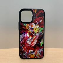 y021321m エヴァンゲリオン　iPhone 12 mini 【RED(EVA-02)】RADIOEVA Painting MOBILE CASE ラヂオエヴァ EVA エヴァ EVANGELION _画像3