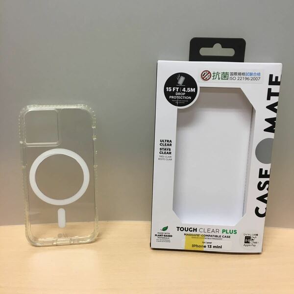 y022202fm case mate iPhone 13 mini iPhone 12 mini 用 MagSafe対応　4.5m落下 耐衝撃 ワイヤレス充電 対応 クリア　