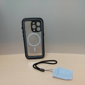 y022214fm iPhone 14 Pro ケース 防水 耐衝撃 ケース 防塵 フルカバー MagSafe 対応 高タッチ感度 ワイヤレス充電 対応 ストラップ付き