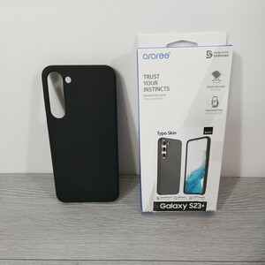 y022826fm araree Galaxy S23 plus 対応 ケース ソフト カバー カメラ＆ディスプレイ 保護設計マット TPU 衝撃吸収 ワイヤレス充電 対応 