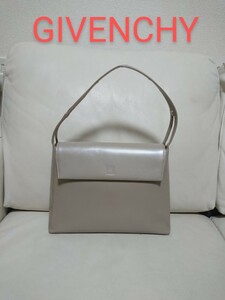 希少【GIVENCHY ジバンシー】4Gロゴ ハンドバッグ レザー ワンショルダー 