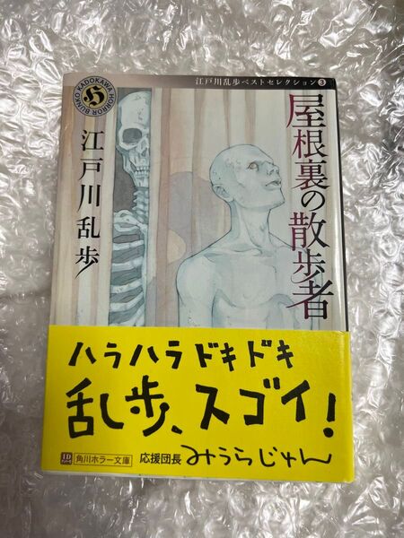 屋根裏の散歩者　江戸川乱歩　文庫本