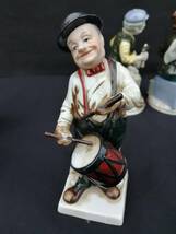 昭和レトロ陶器　西洋貴族　職人　置物　フィギュリン　陶器人形　6点　超レア品　帰国品　骨董品　未使用品　日本製_画像7