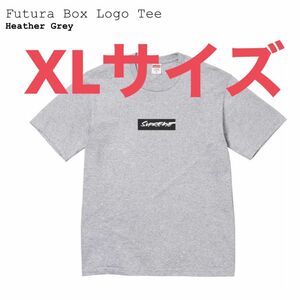 Supreme Futura Box Logo Tee Heather Grey XLサイズ