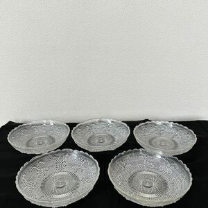 昭和レトロ　プラスチック製　中鉢　5個★食器 お菓子皿　菓子入れ★