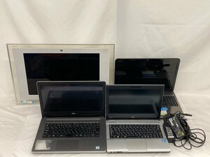 HDD・SSD抜去済　デスクトップパソコン SONY VAIO/ノートパソコン NEC・DELL　計4点　おまとめ　ジャンク品【CBAB1098】