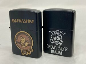 ライター 喫煙具　KARUIZAWA/SNOW RAIDER HAKUBA　2点　おまとめ【CBAB1046】