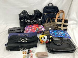 ディズニー ポーチ / ラシット リュック / kitson トートバッグ 他 バッグ 雑貨 おまとめ セット【CABE3021】