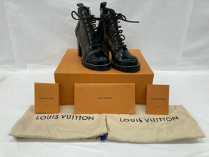 LOUIS VUITTON ルイヴィトン　スタートレイルライン　アンクルブーツ　38 1/2　箱あり【CBAB8022】