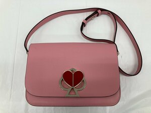 kate spade　ケイトスペード　ツイストロック　ショルダーバッグ　ピンク【CBAI8009】