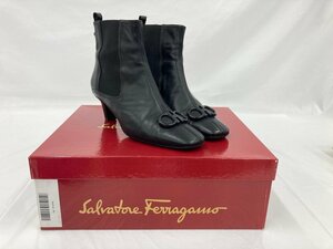 Salvatore Ferragamo サルヴァトーレ・フェラガモ ショートブーツ DY 33863 サイズ 6 箱/保存袋付き【CBAI3027】