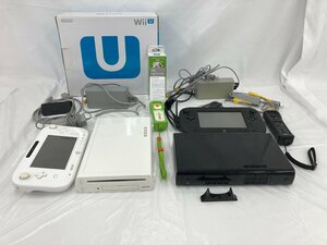 Nintendo 任天堂　Nintendo Wii U　プレミアムセット ホワイト/本体 ブラック・Wii　リモコンプラス　おまとめ　ジャンク品【CBAJ2008】