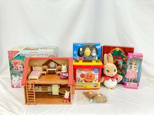 ピーターラビット ぬいぐるみ　テディベア　アンパンマン ブロック　シルバニアファミリー　ほか おもちゃ おまとめ【CBAN1025】