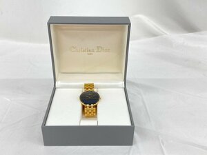 Christian Dior クリスチャンディオール D47-154-4 2597 ブラック文字盤 レディース 腕時計 箱付き【CBAO1003】