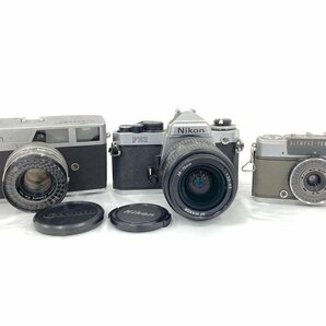 フィルムカメラ おまとめ Canon Canonet / Nikon FE2 / OLYMPUS PEN【CBAQ9007】の画像1