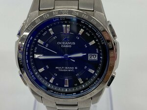 CASIOカシオ　腕時計　OCW-T100　OCEANUSオシアナス　8D0086　稼動【CBAT7042】