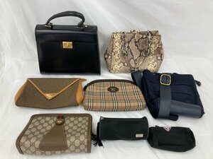 Burberrys /GUCCI/Yves Saint Laurent/DIOR/PRADA等　レディースバッグ、ポーチ　計8点　おまとめ【CBAX5006】