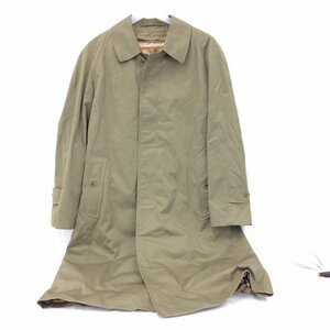 BURBERRY バーバリー ロング コート カーキー色 メンズ 【CAAY5007】