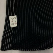 BURBERRY バーバリー 黒ストライプ シャツ BB7-1-846 メンズ Mサイズ【CBAA5045】_画像8